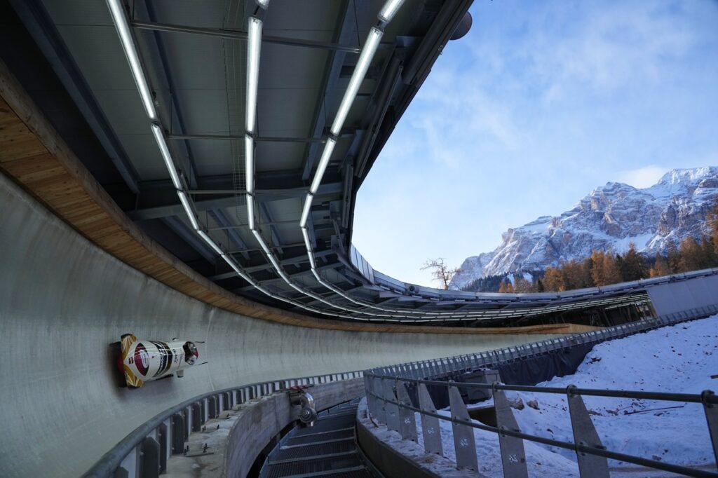Bobová dráha v Cortine d'Ampezzo