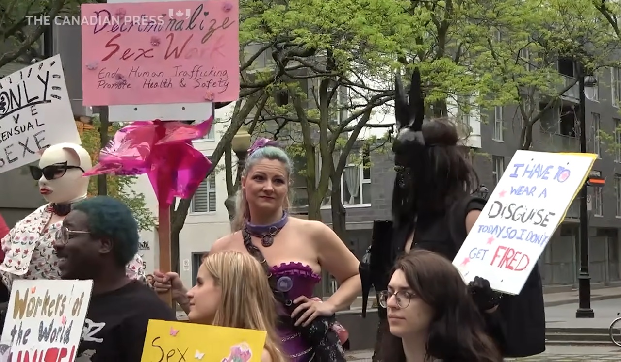 protest, prostitútky