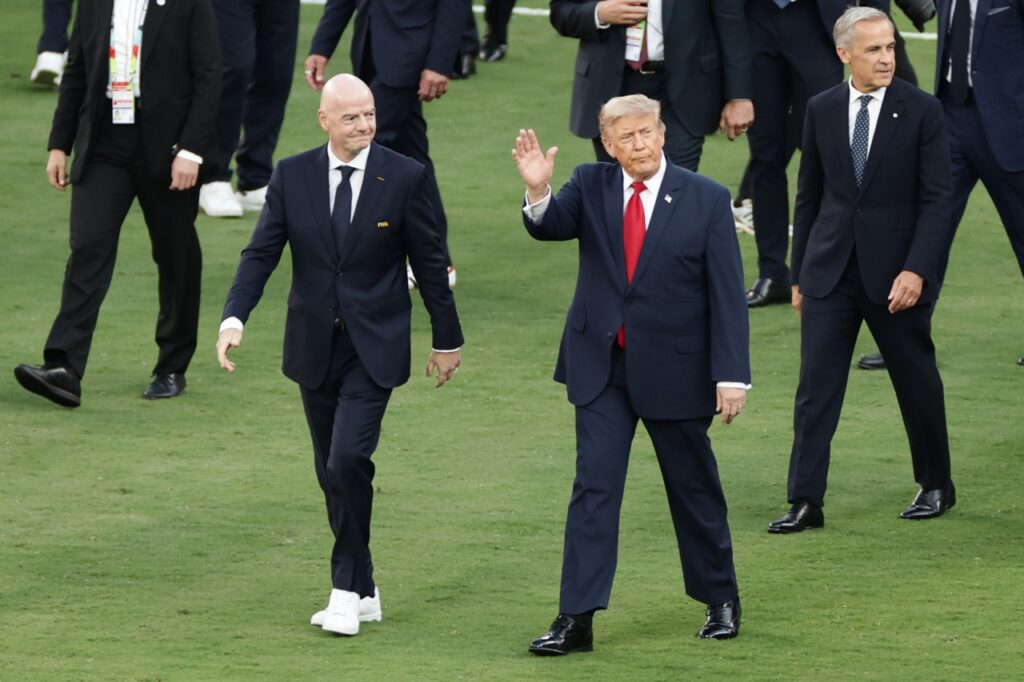 Gianni Infantino, Donald J. Trump